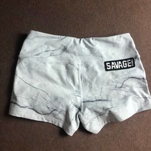 Savage Barbell Small Marble Shorts